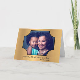 Custom Birthday Photo Personalise Card
