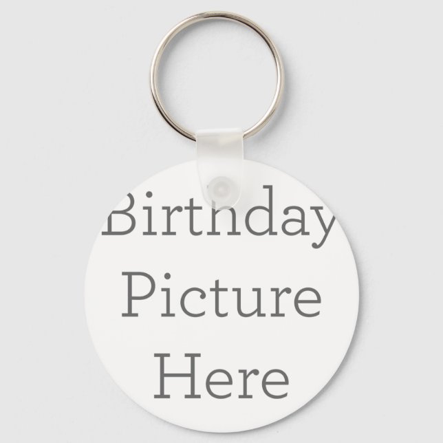 Metal Circle Keychain, 2" (Front)