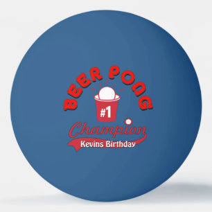 Custom Birthday Ping Pong Official League Ball