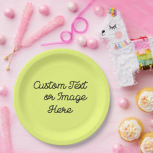 Custom Birthday Plates - Personalized Party Supply