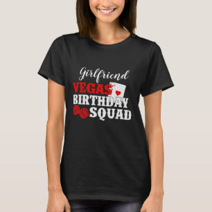 Custom Birthday Squad Vegas Matching T-Shirt