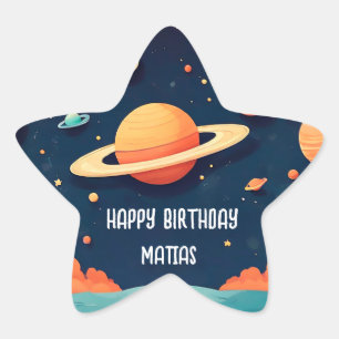 Custom birthday sticker