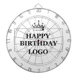 Custom Birthday Template Personalise Gift Design Dartboard