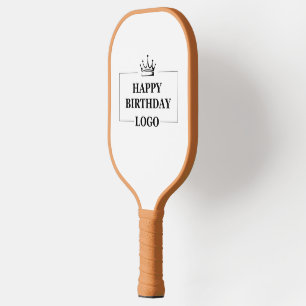 Custom Birthday Template Personalise Gift Design Pickleball Paddle