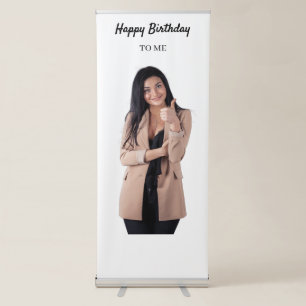 Custom Birthday Welcome Custom Photo Wedding Retractable Banner