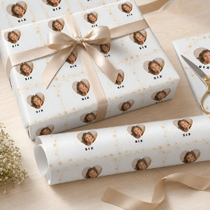 Custom Birthday Wrapping Paper Girl Age 6