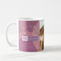 Custom Birthday - Zodiac Aquarius - Name Photo