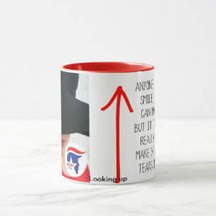 Custom Black 15 oz Ringer Looking up Mug ZAZZ_IT