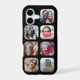 Custom Black 7 Photo Square Template
