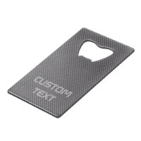 Custom Black and Grey Carbon Fibre Polymer