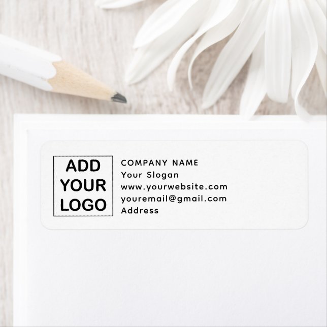 Custom Black and White Business Company Logo (Insitu)