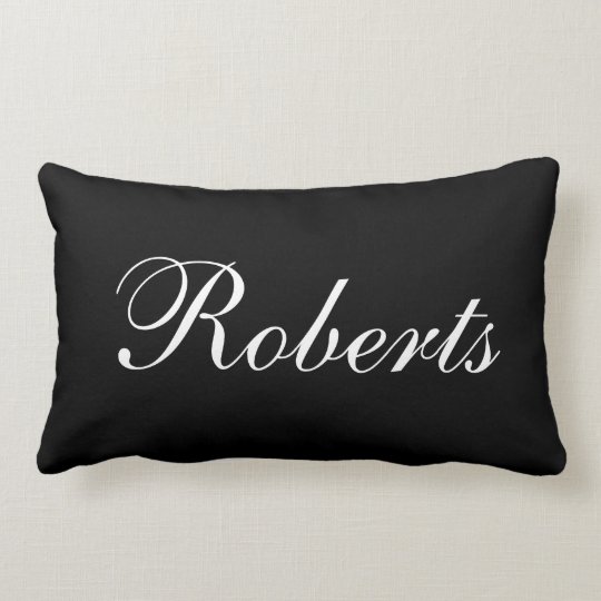 name on pillow