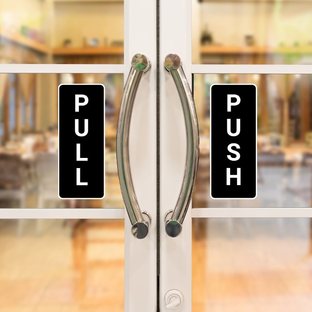 Custom Black And White Push Pull Door (Creator Uploaded)