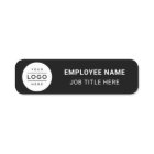 Custom Black Business Logo Employee Staff