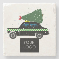 Custom Black Cab Taxi Christmas Logo Company Gift