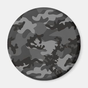 Custom Black Camo Magnet