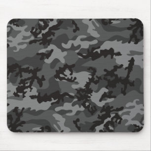 Custom Black Camo Mousepad