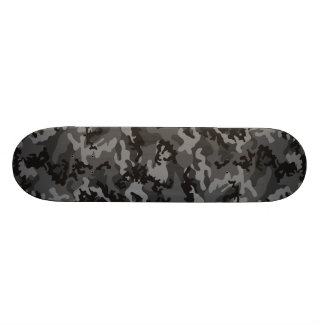 Custom Black Camo Skateboard