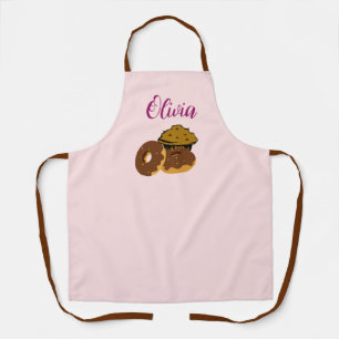 Custom Black Chef Wine Wind Down Personalised Apron