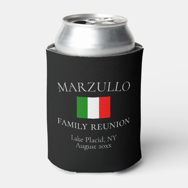 Custom Black Family Reunion Souvenir|Favour Can Cooler (Can Front)