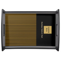 Custom Black & Gold Stripe 