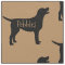 Custom Black Lab Dog Breed Fabric