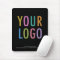 Custom Black Mouse Pad Business Logo Promotional