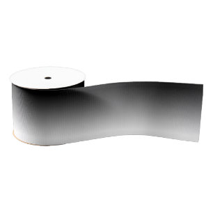 Custom Black Ombre Grosgrain Ribbon