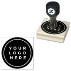 Custom Black Personalised Round Business Logo