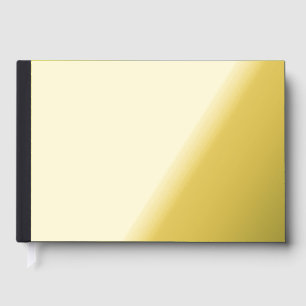 Custom black simple Design Add Photo or Text Guest Book