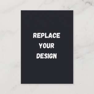 Custom black simple Design Add Photo or Text Place Card