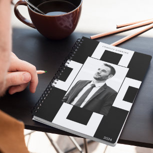 Custom Black & White Professional Business Photo  Planner