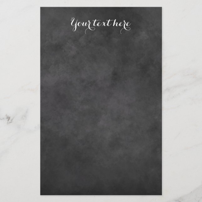 Custom blackboard chalkboard wedding stationery (Front)