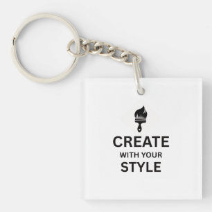 Custom Blank Business Company Branded Keychains