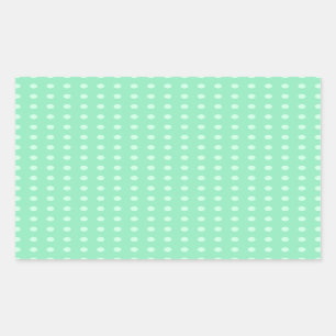 Custom Blank Template Mint Green Elegant Colour Rectangular Sticker