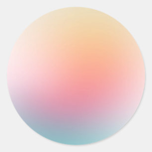 Custom Blank Template Red Pink Blue Purple Yellow Classic Round Sticker