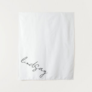 Custom Blanket with Name, Personalised Throw Blank Tapestry