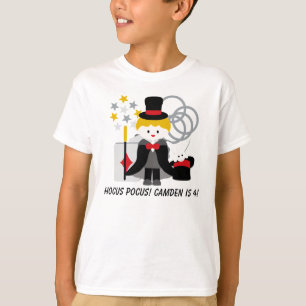 Custom Blonde Boy Hocus Pocus Magic T-shirt
