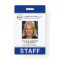 Custom Blue Business Logo Employee Photo ID