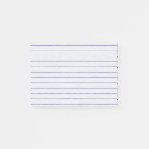 Custom Blue Lines Notebook Paper Sticky Notes