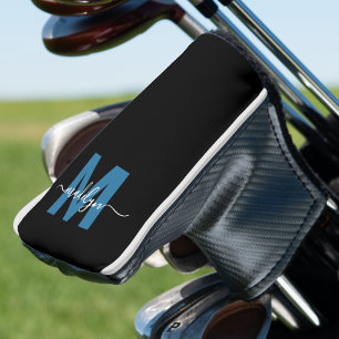 Custom Blue Monogram Golf Head Cover