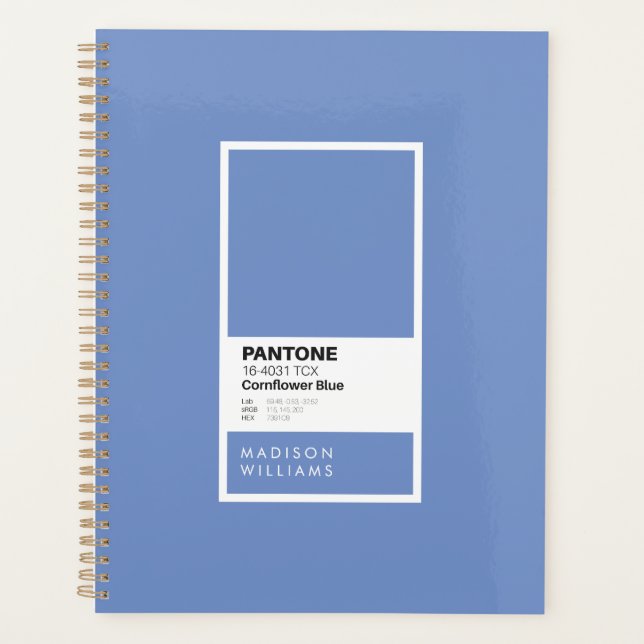 Custom Blue Notebook | Personalised Journal Planner (Front)