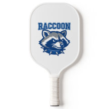 Custom Blue Racoon Pickleball Paddle | Varsity
