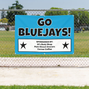 Custom Blue Team Sponsors Banner