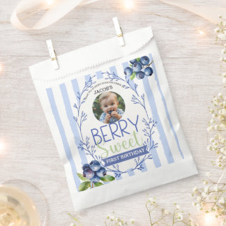 Custom Blueberry Photo Favour Bags