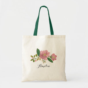 Custom Blush Bouquet Tote Bag