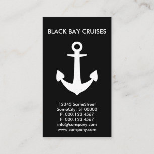 custom boat anchor company business card