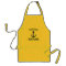 Custom boat captain name anchor BBQ apron for men