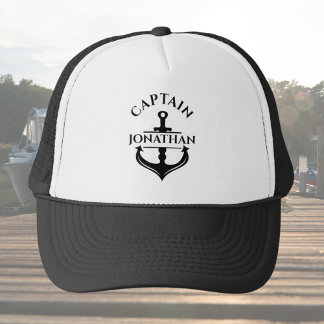 Custom Boat Captain Trucker Hat
