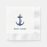 Custom Boat Name Anchor Cruise Trip